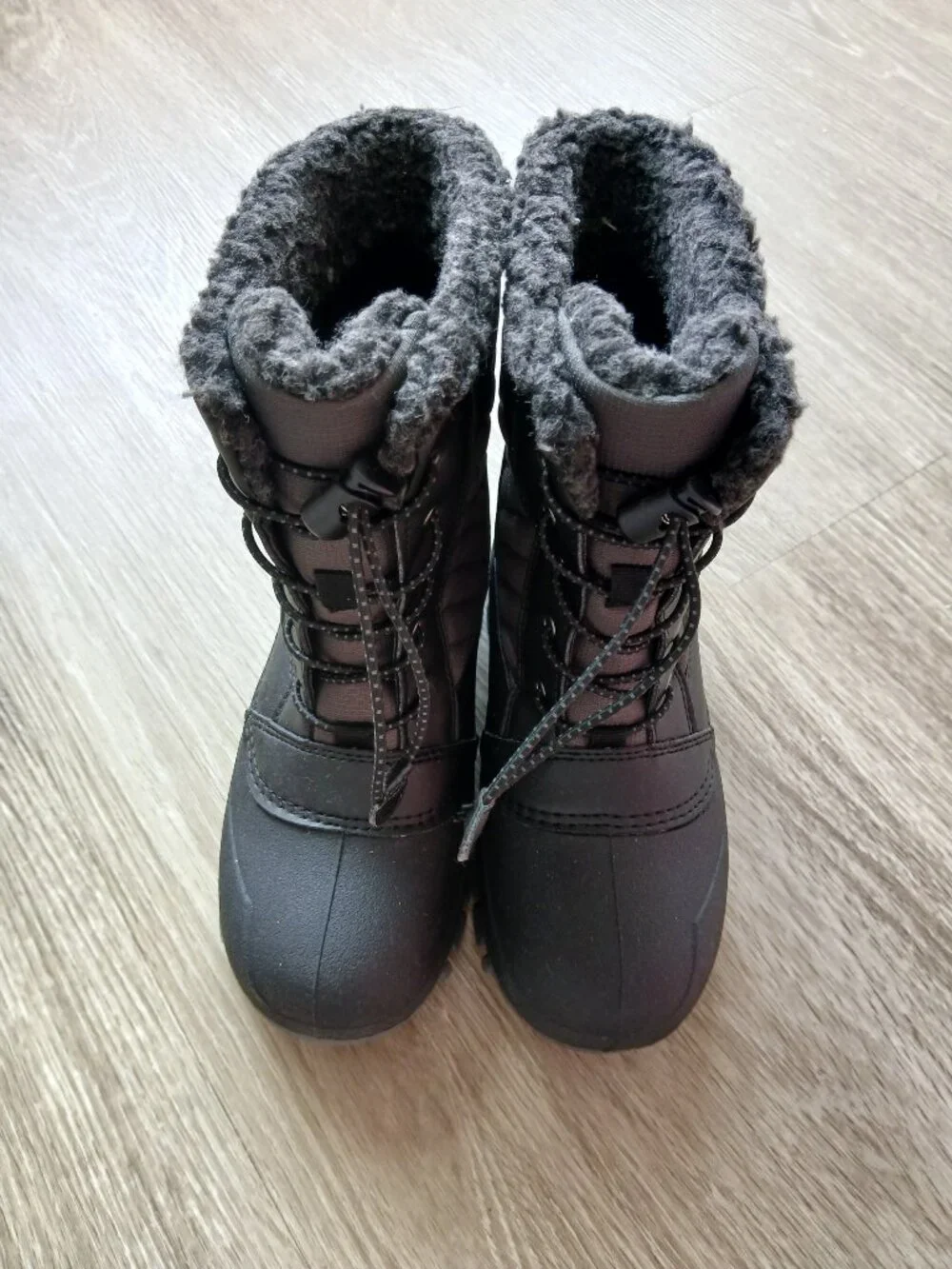 NWOT ALL IN MOTION SIZE 2 BLACK GIRLS WINTER BOOTS!